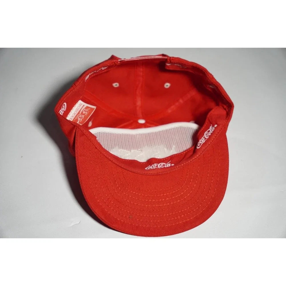 Vintage Morocco Coca Cola SnapBack Adjustable Hat Cap Red Made‎ In USA
